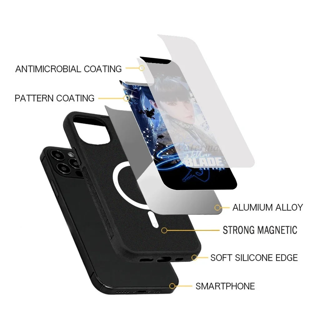Luxury Zebra Print Apple iPhone Case, MagSafe Compatible, Ultra Thin Magnetic Shockproof Full Protection Cover with Screen Guard and Animal Pattern Style Shell