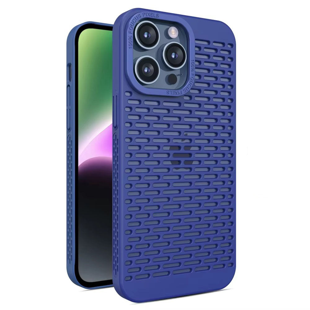 High Quality Apple iPhone Case, MagSafe Compatible, Camera Lens & Screen Protection, Ultra Thin, Shockproof, Magnetic Full All Around Cover – Hollow Cold-Cut Shockproof Case with Heat Dissipation & Anti-Fall Lens Protection