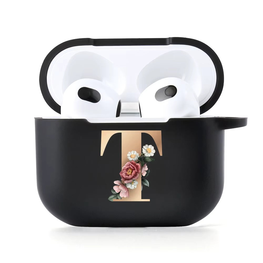 Premium Cute Cartoon Silicone AirPods Case Cover – A, B, C Letters & Fun Designs like Cat, Hearts, Angry Panda, Music Notes, for AirPods Pro 2, Pro, 3, 1/2