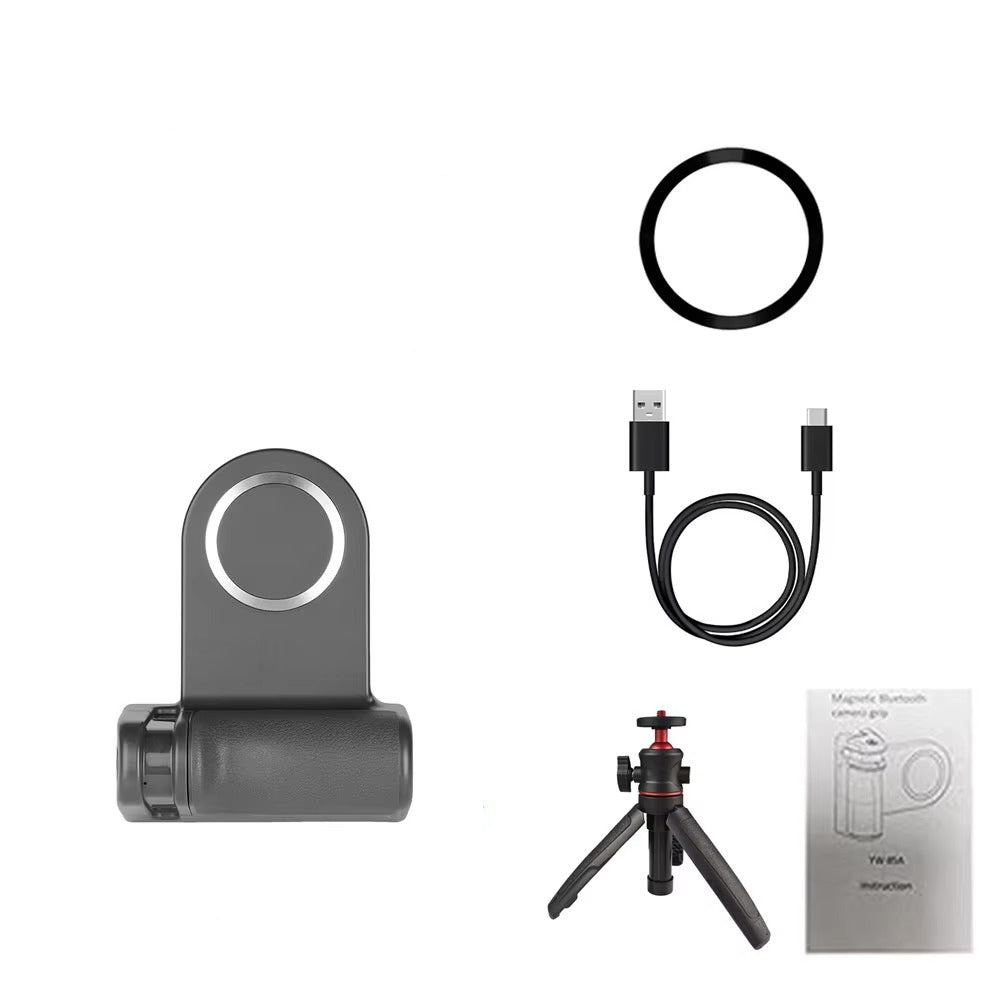 High Quality Magnetic MagSafe Phone Grip – Bluetooth Shutter Remote, Compatible with Apple iPhone and iOS Devices
