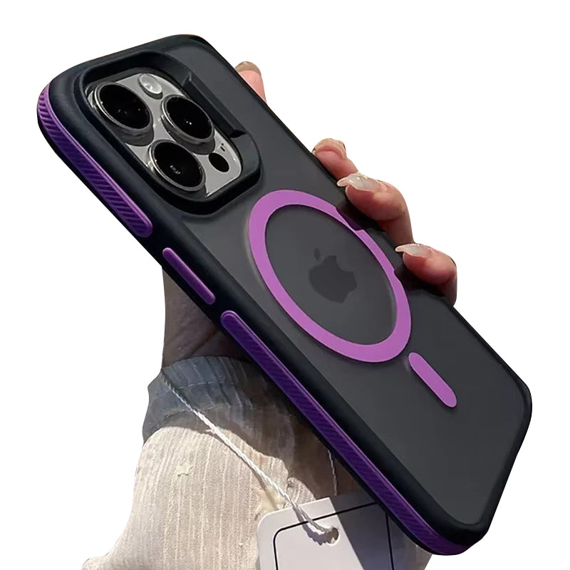 Luxury Apple iPhone Case Camera Lens & Screen Protection, Ultra Thin Shockproof Magnetic Full All Around Protection Cover