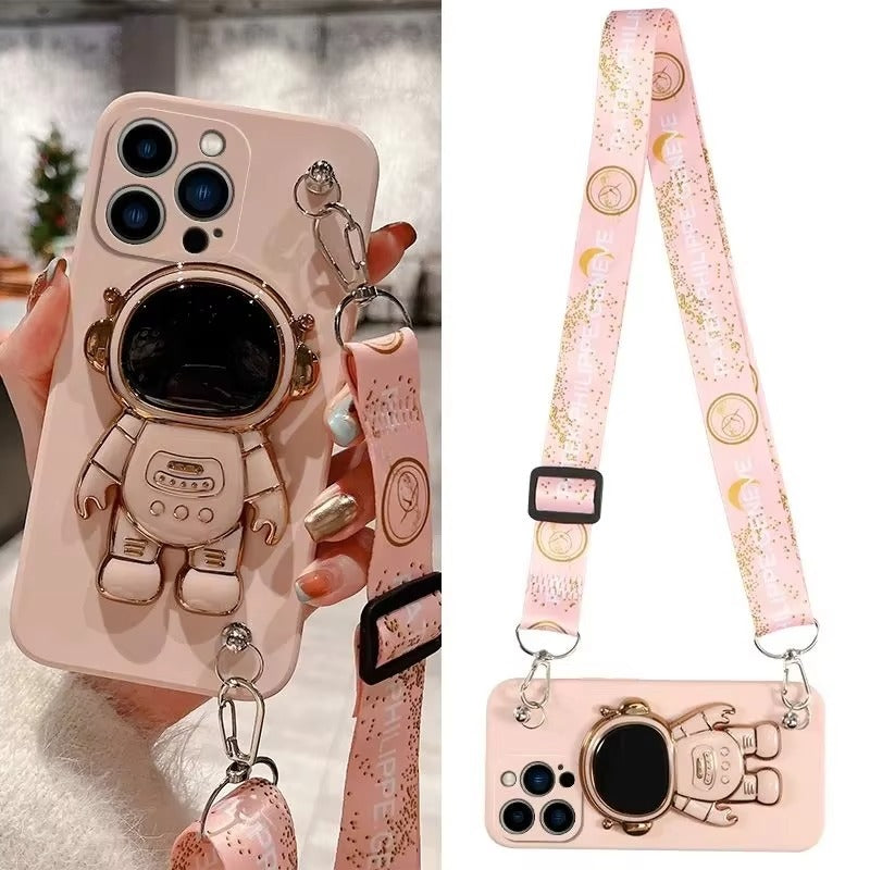 Luxury Astronaut Apple iPhone Case, MagSafe Compatible, Ultra Thin Magnetic Shockproof Full Protection Cover