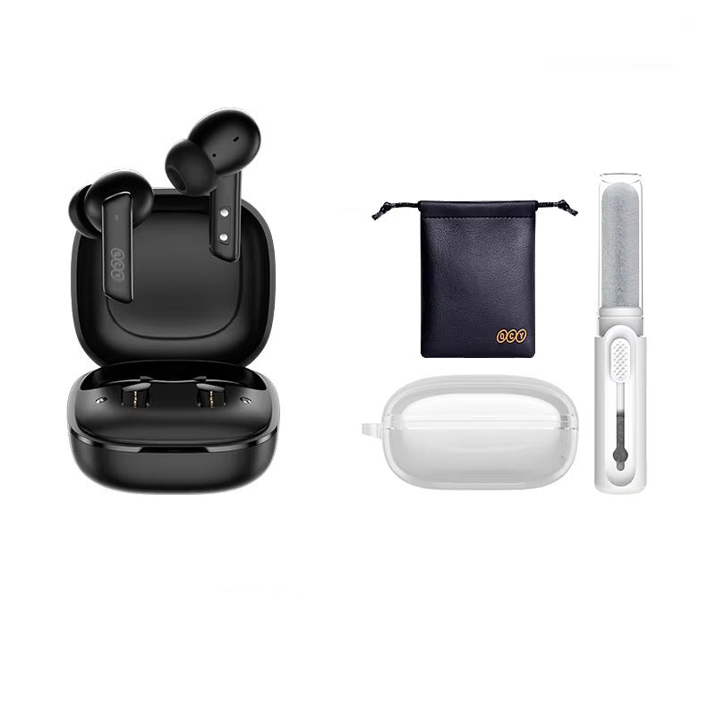 Premium, ANC Wireless Headphones – Bluetooth 5.2 Earphones with 6-Mic ENC, HD Call, Transparency Mode for Apple iPhone