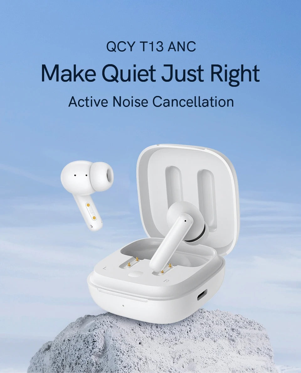 High-Quality ANC Bluetooth 5.3 Earbuds for iPhone – Headphones with 4 Mics, ENC Noise Reduction, Calling for Music & Work