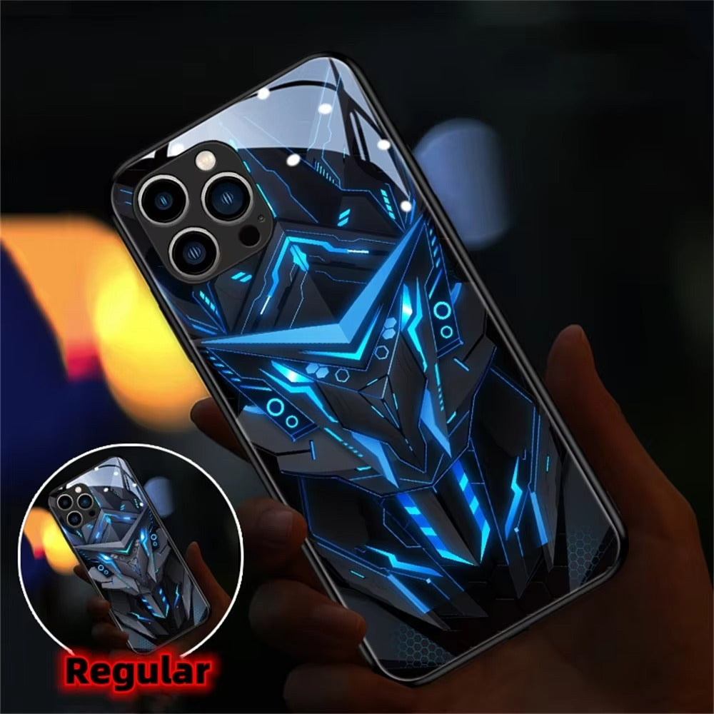 Premium Apple iPhone Case, MagSafe Compatible, Camera Lens and Screen Protection, Ultra Thin, Shockproof, Magnetic, Full All Around Protection, LED Glowing Armor Cover
