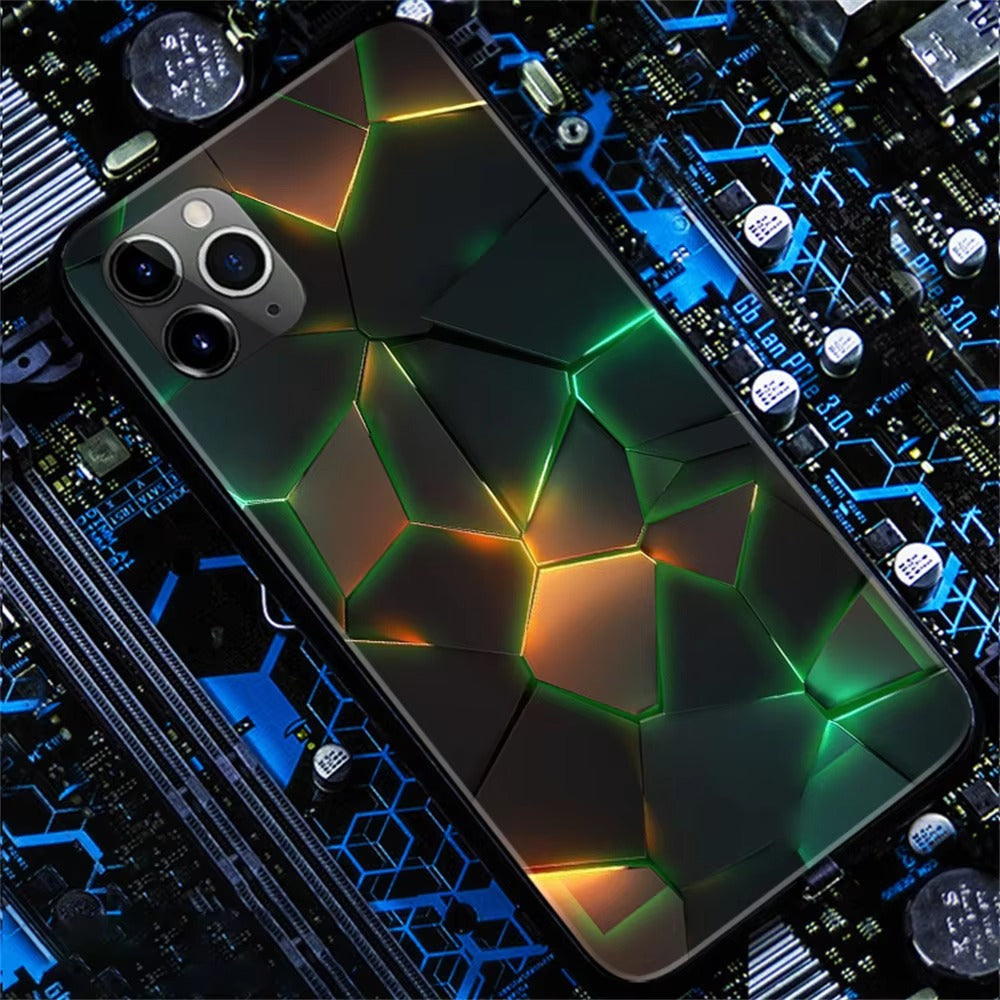 Premium Apple iPhone Case, MagSafe Compatible, Camera Lens and Screen Protection, Ultra Thin, Shockproof, Magnetic, Full All Around Protection, Voice-Activated LED Cover