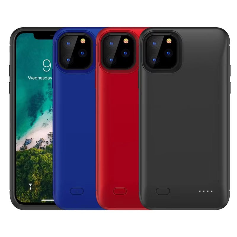 Premium Apple iPhone Case MagSafe Compatible, Camera Lens & Screen Protection, Ultra Thin Shockproof Magnetic Full All Around Protection Cover with 10000mAh Charging Power Bank