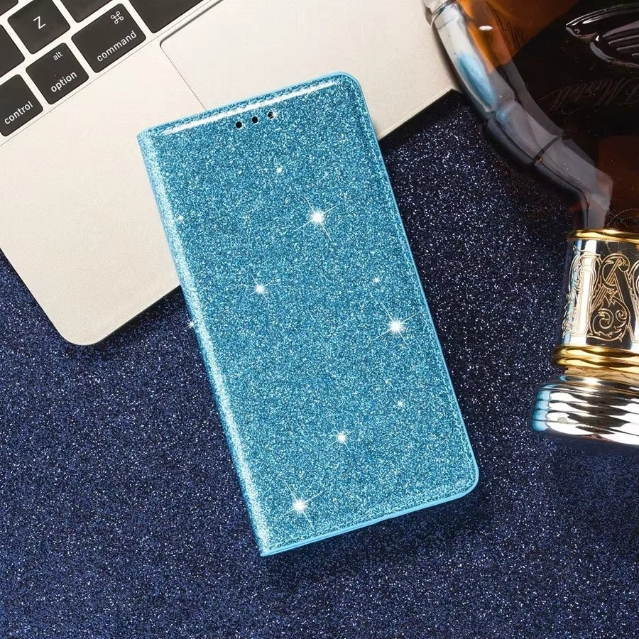 Luxury Apple iPhone Case, MagSafe Compatible, Camera Lens and Screen Protection, Ultra Thin, Shockproof, Magnetic, Full All Around Protection, Bling Wallet Leather Cover