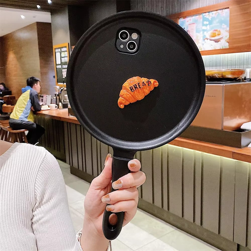 Premium Apple iPhone Case, MagSafe Compatible, Camera Lens and Screen Protection, Ultra Thin, Shockproof, Magnetic, Full All Around Protection, 3D Cartoon Pan Egg Cover