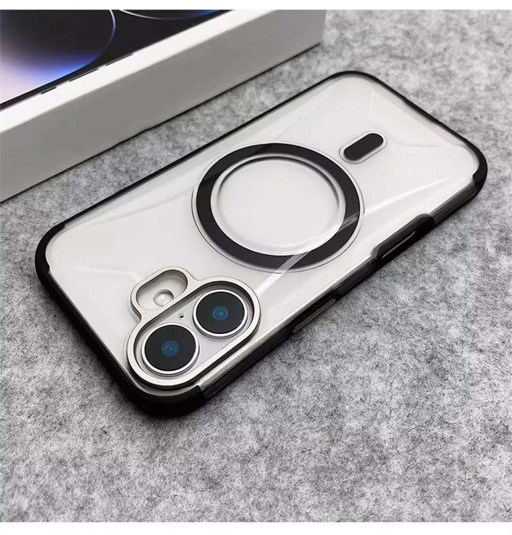 Robust Apple iPhone Case, Camera Lens & Screen Protection, Ultra Thin Shockproof Magnetic Full All Around Protection Cover