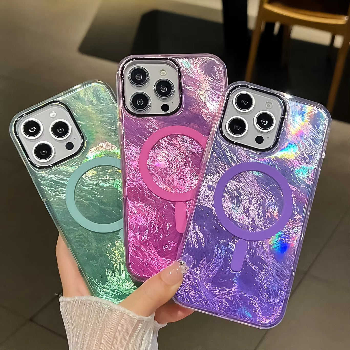 Luxury Apple iPhone Case Camera Lens & Screen Protection, Ultra Thin Shockproof Magnetic Full All Around Protection Cover