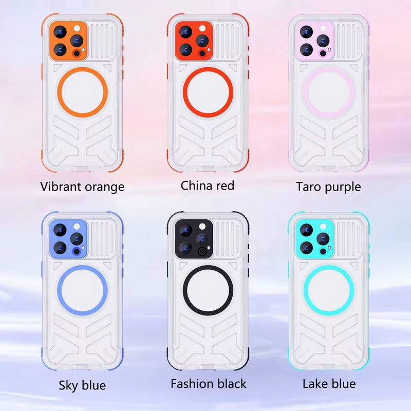 Luxury Apple iPhone Case MagSafe Compatible, Camera Lens & Screen Protection, Cover with IP68 Sealed Sport Design