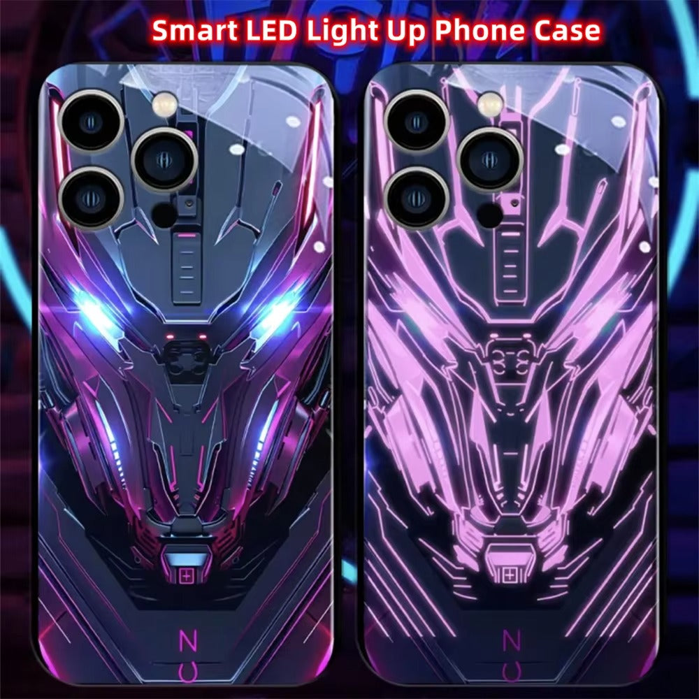 Premium Apple iPhone Case, MagSafe Compatible, Camera Lens and Screen Protection, Ultra Thin, Shockproof, Magnetic, Full All Around Protection, LED Glowing Armor Cover