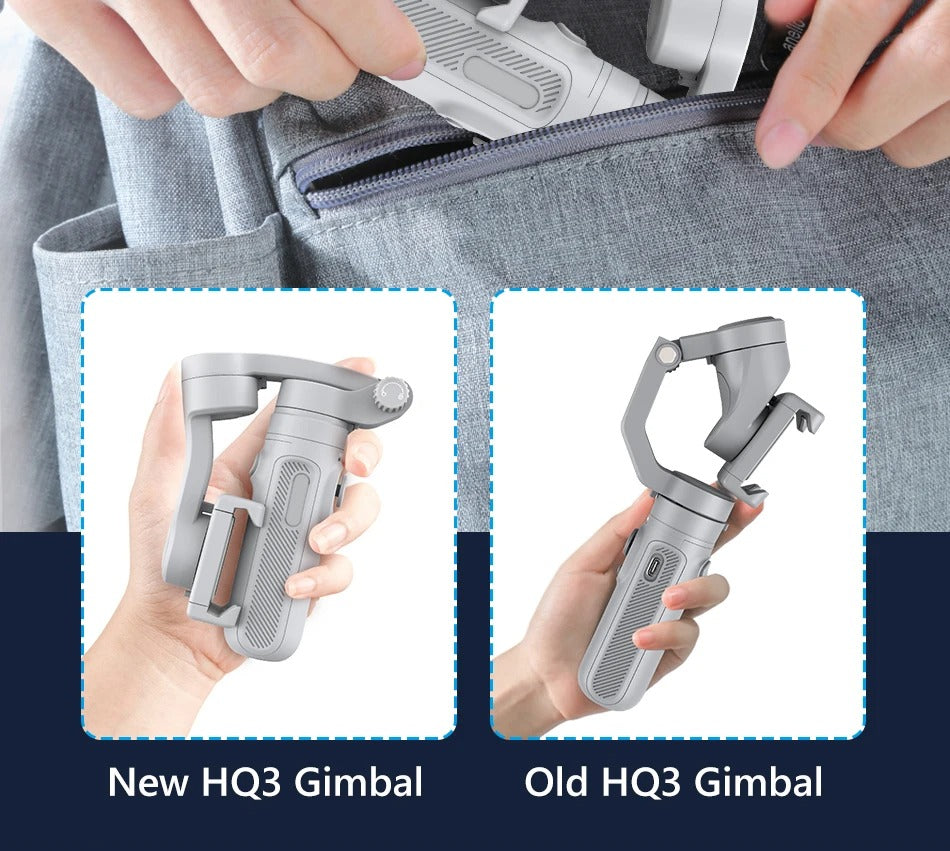 Advanced 3-Axis Smartphone Gimbal Stabilizer – Foldable Handheld Video Rig with Bluetooth, Anti-Shake, Vertical Shooting, for Vlog, YouTube, TikTok Recording