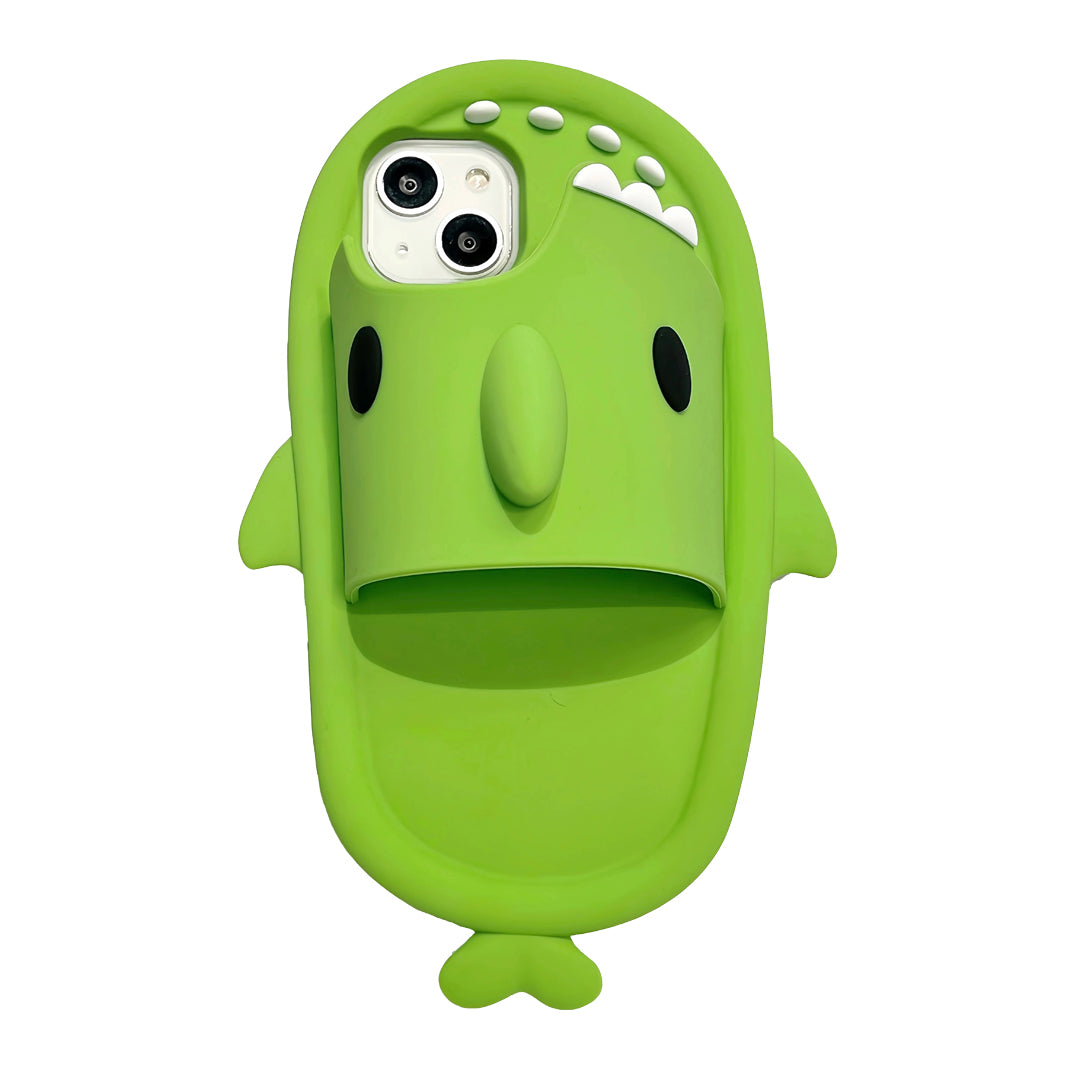 Premium Apple iPhone Case, MagSafe Compatible, Camera Lens and Screen Protection, Ultra Thin, Shockproof, Magnetic, Full All Around Protection, 3D Slippers Animal Cover