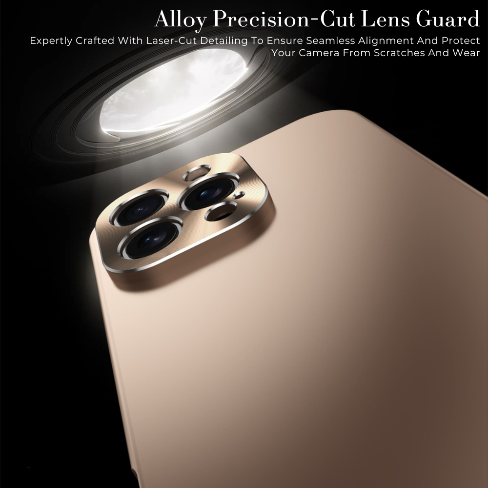 Luxury Shockproof Magnetic Phone Case - Slim Aluminum Frame with Full Lens Protection, Wireless Charging Compatible