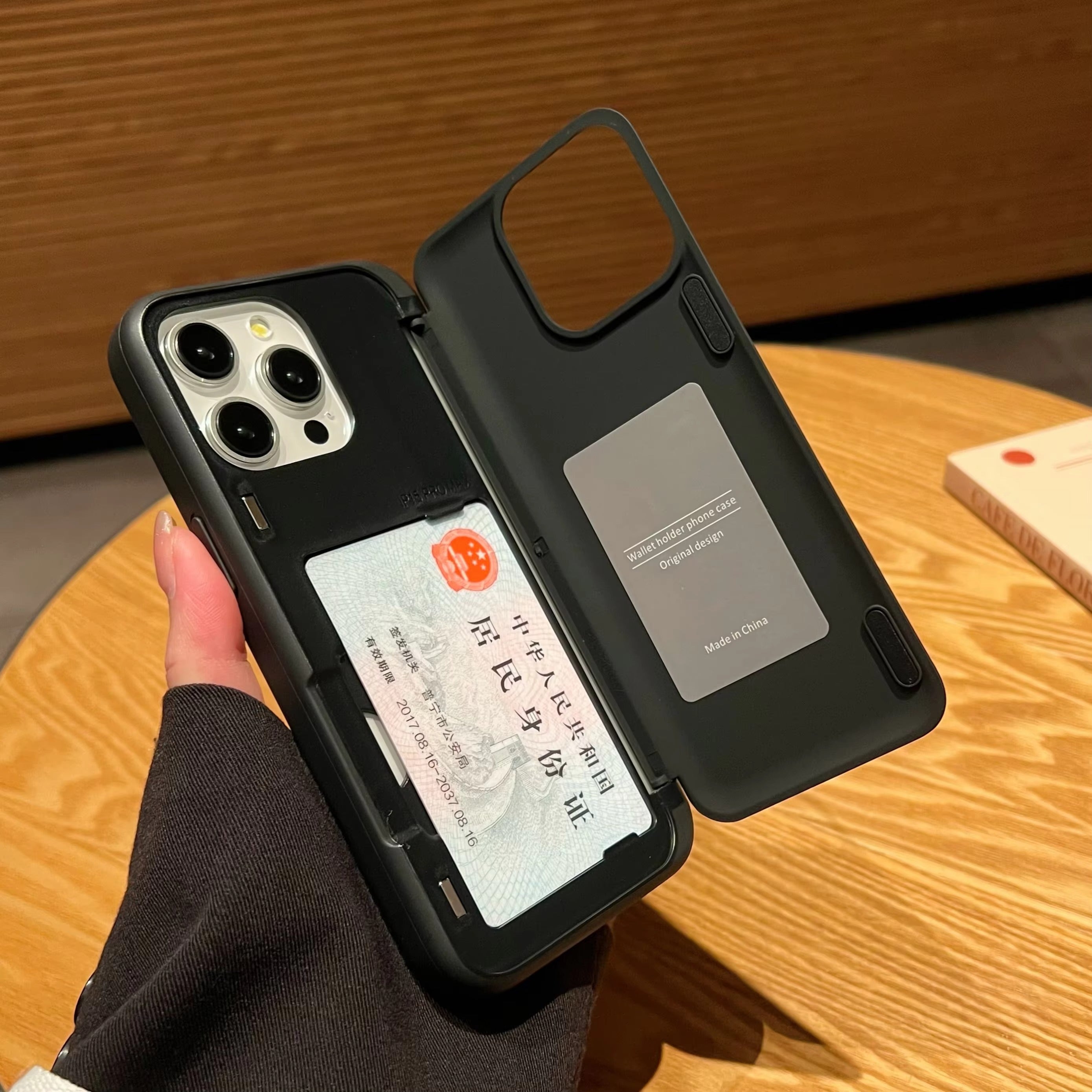 Robust Apple iPhone Case, MagSafe Compatible, Camera Lens and Screen Protection, Ultra Thin, Shockproof, Magnetic, Full All Around Protection, Flip Card Bracket Cover