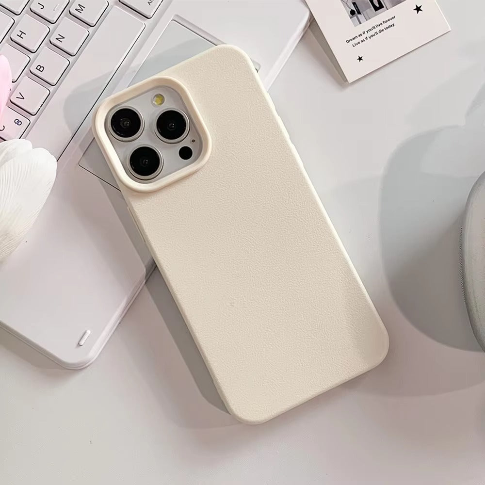 Premium Genuine Leather iPhone Case – 360° Full Protection, Luxury Armor Shell, Stylish & Durable Back Cover Case for iPhone