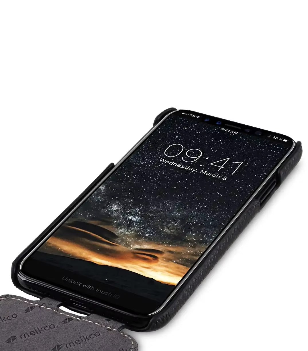 Premium Genuine Leather Flip iPhone Case – 100% Cowhide, Luxury Design, Stylish & Durable Protective Cover | Case for iPhone