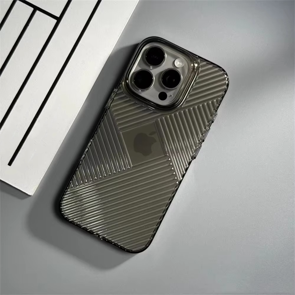 Luxury Apple iPhone Case, MagSafe Compatible, Camera Lens and Screen Protection, Ultra Thin, Shockproof, Magnetic, Full All Around Protection, Geometric Clear Bumper Cover