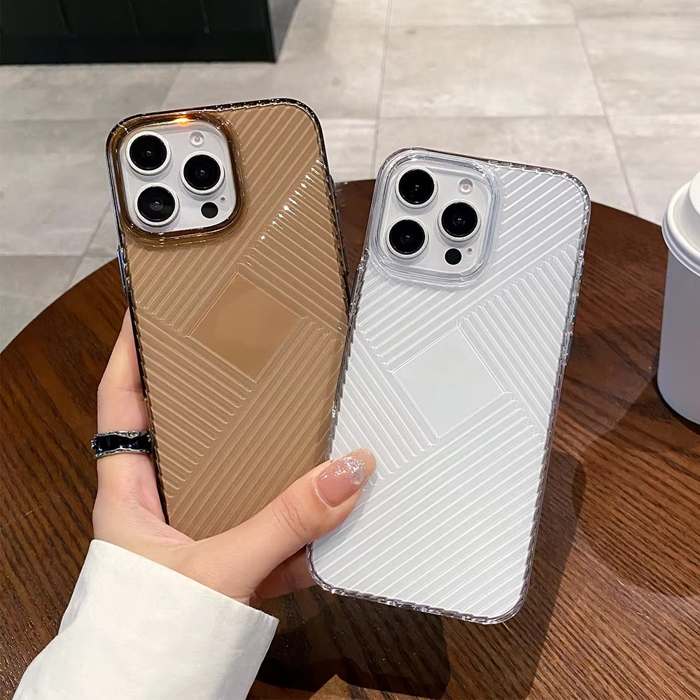 Luxury Apple iPhone Case, MagSafe Compatible, Camera Lens and Screen Protection, Ultra Thin, Shockproof, Magnetic, Full All Around Protection, Geometric Clear Bumper Cover