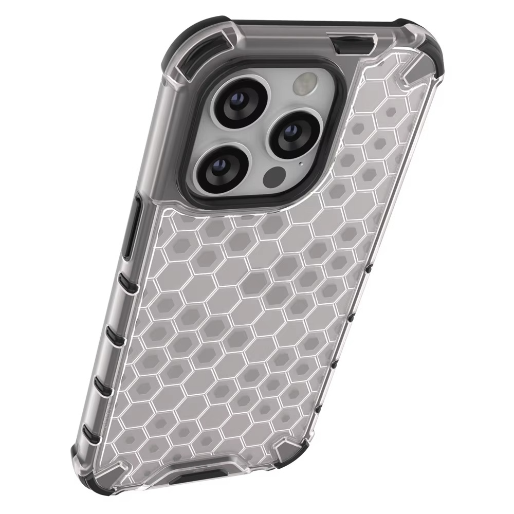 Robust Apple iPhone Case, MagSafe Compatible, Camera Lens and Screen Protection, Ultra Thin, Shockproof, Magnetic, Full All Around Protection, Honeycomb Armor Clear Cover