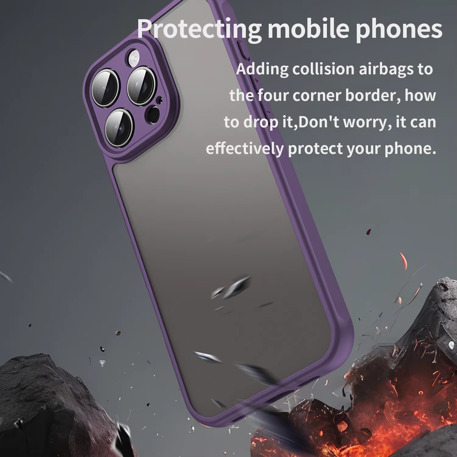 Premium Apple iPhone Case, MagSafe Compatible, Camera Lens and Screen Protection, Ultra Thin, Shockproof, Magnetic, Full All Around Protection, Silicone Matte Back Cover