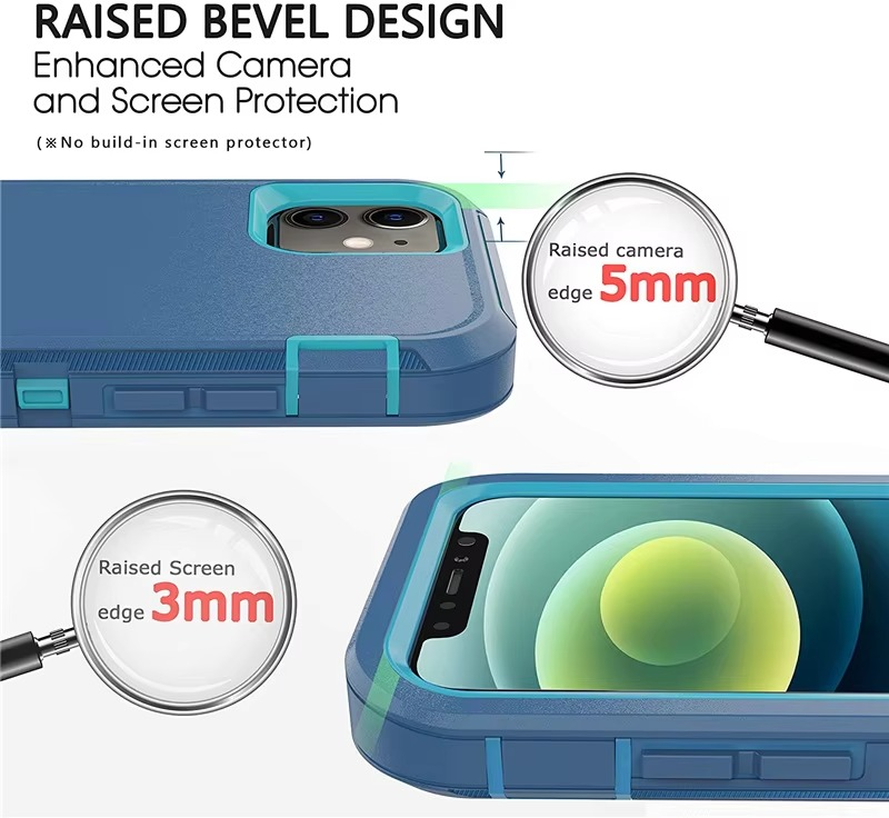 Robust Apple iPhone Case, MagSafe Compatible, Camera Lens and Screen Protection, Ultra Thin, Shockproof, Magnetic, Full All Around Protection, 3-in-1 Dustproof Armor Cover