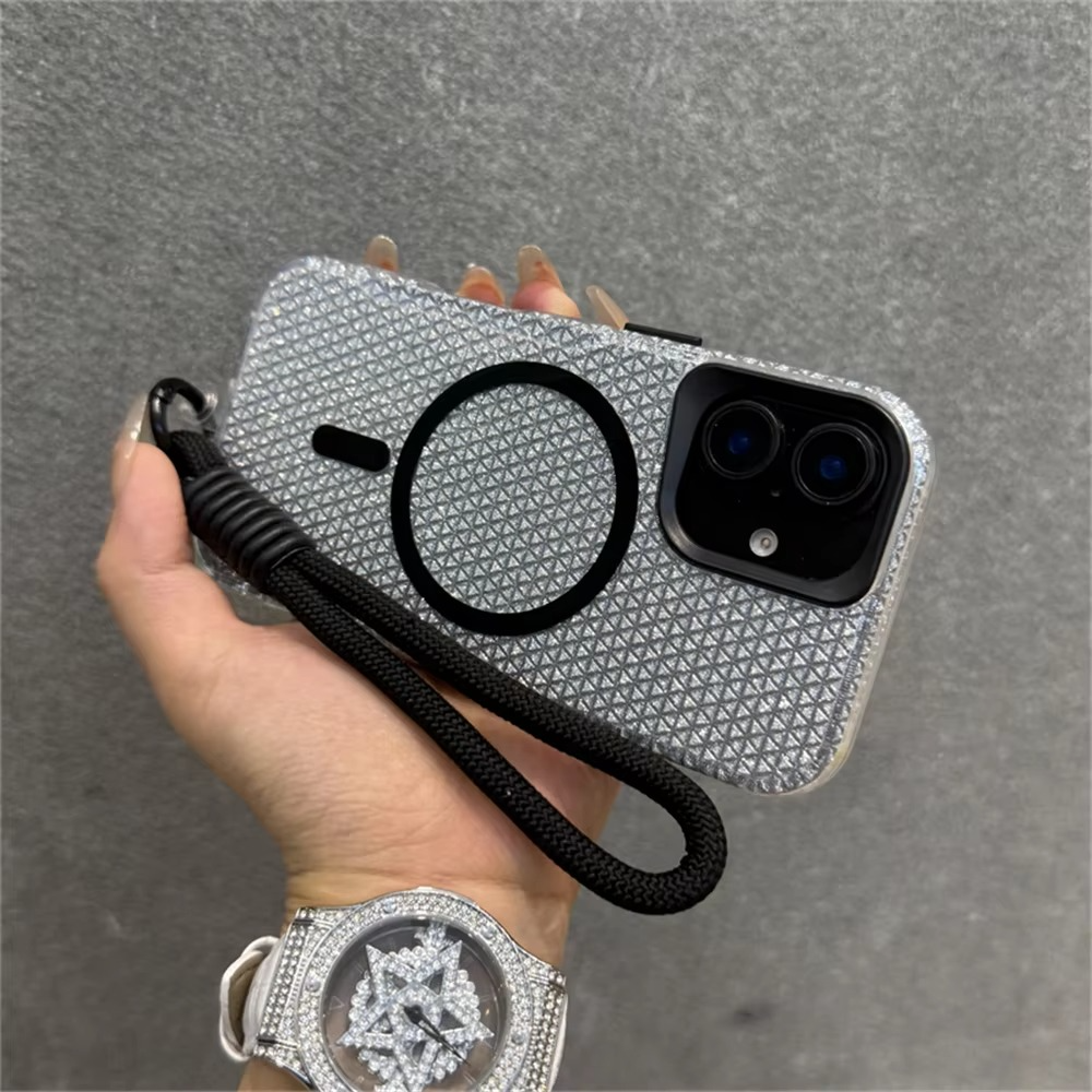 High Quality Apple iPhone Case, MagSafe Compatible, Camera Lens and Screen Protection, Ultra Thin, Shockproof, Magnetic, Full All Around Protection, Colorful Glitter Cover