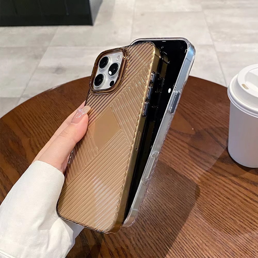 Luxury Apple iPhone Case, MagSafe Compatible, Camera Lens and Screen Protection, Ultra Thin, Shockproof, Magnetic, Full All Around Protection, Geometric Clear Bumper Cover