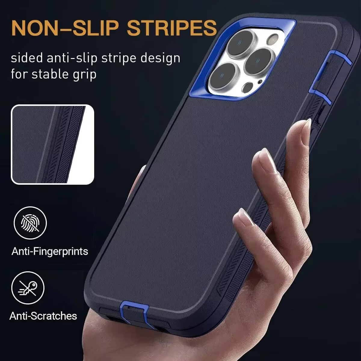 Robust Apple iPhone Case, MagSafe Compatible, Camera Lens and Screen Protection, Ultra Thin, Shockproof, Magnetic, Full All Around Protection, 3-in-1 Dustproof Armor Cover