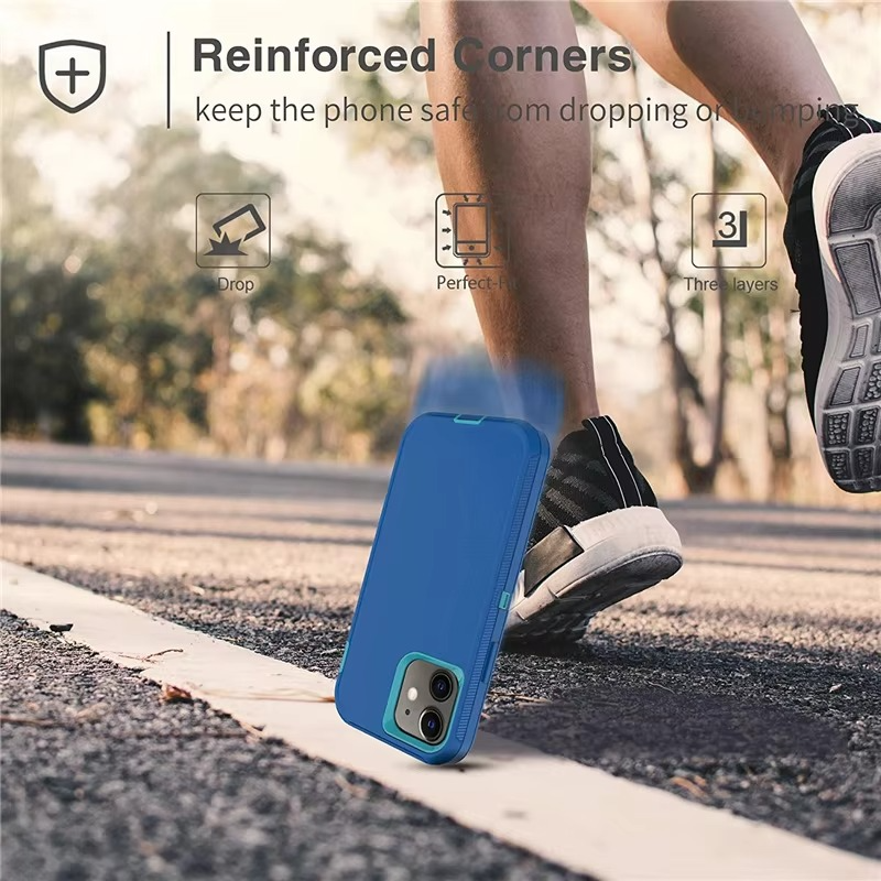 Robust Apple iPhone Case, MagSafe Compatible, Camera Lens and Screen Protection, Ultra Thin, Shockproof, Magnetic, Full All Around Protection, 3-in-1 Dustproof Armor Cover