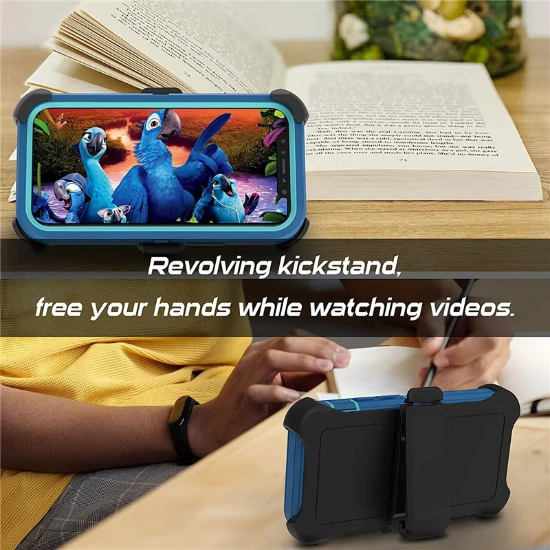 Robust Apple iPhone Case, MagSafe Compatible, Camera Lens and Screen Protection, Ultra Thin, Shockproof, Magnetic, Full All Around Protection, 3-in-1 Dustproof Armor Cover