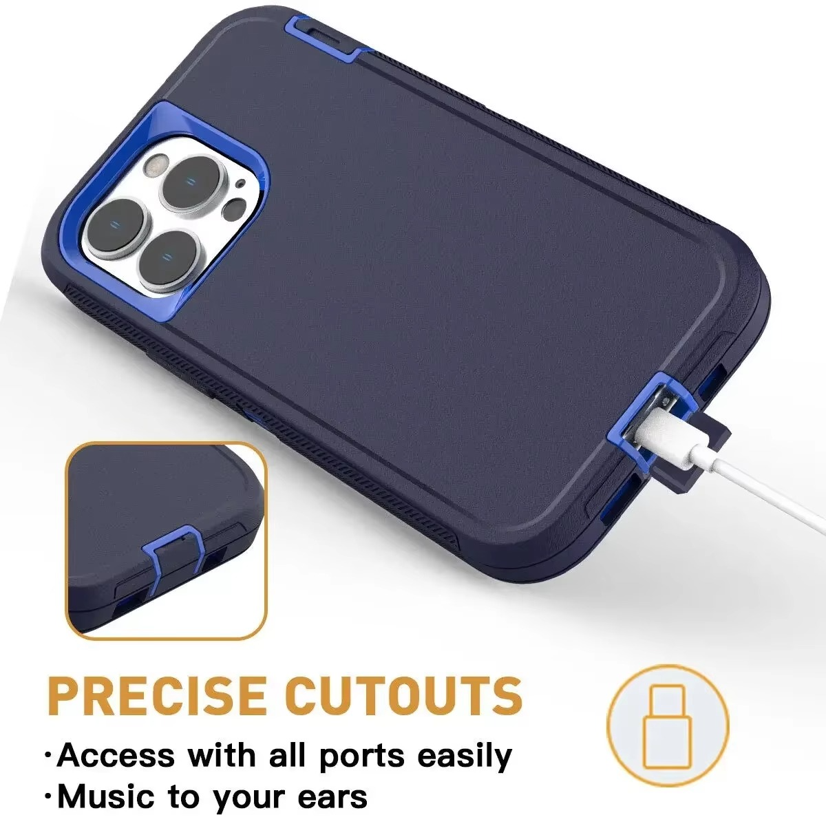 Robust Apple iPhone Case, MagSafe Compatible, Camera Lens and Screen Protection, Ultra Thin, Shockproof, Magnetic, Full All Around Protection, 3-in-1 Dustproof Armor Cover