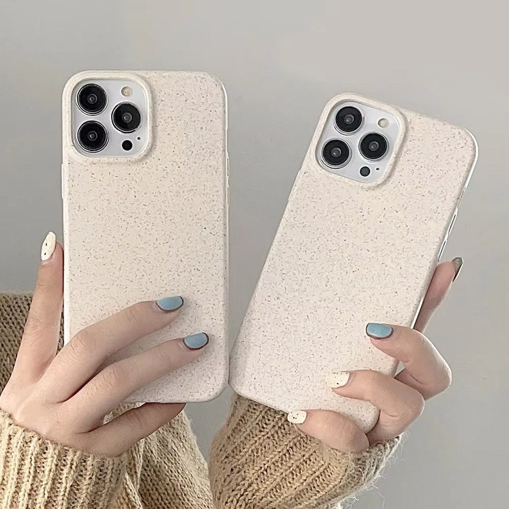 Premium Apple iPhone Case, MagSafe Compatible, Camera Lens and Screen Protection, Ultra Thin, Shockproof, Magnetic, Full All Around Protection, Eco-Friendly Wheat Straw Cover