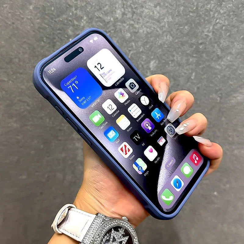 Luxury Armor iPhone Case- Transparent MagSafe Cover, Wireless Charging Compatible Durable & Protective Design Case for iPhone