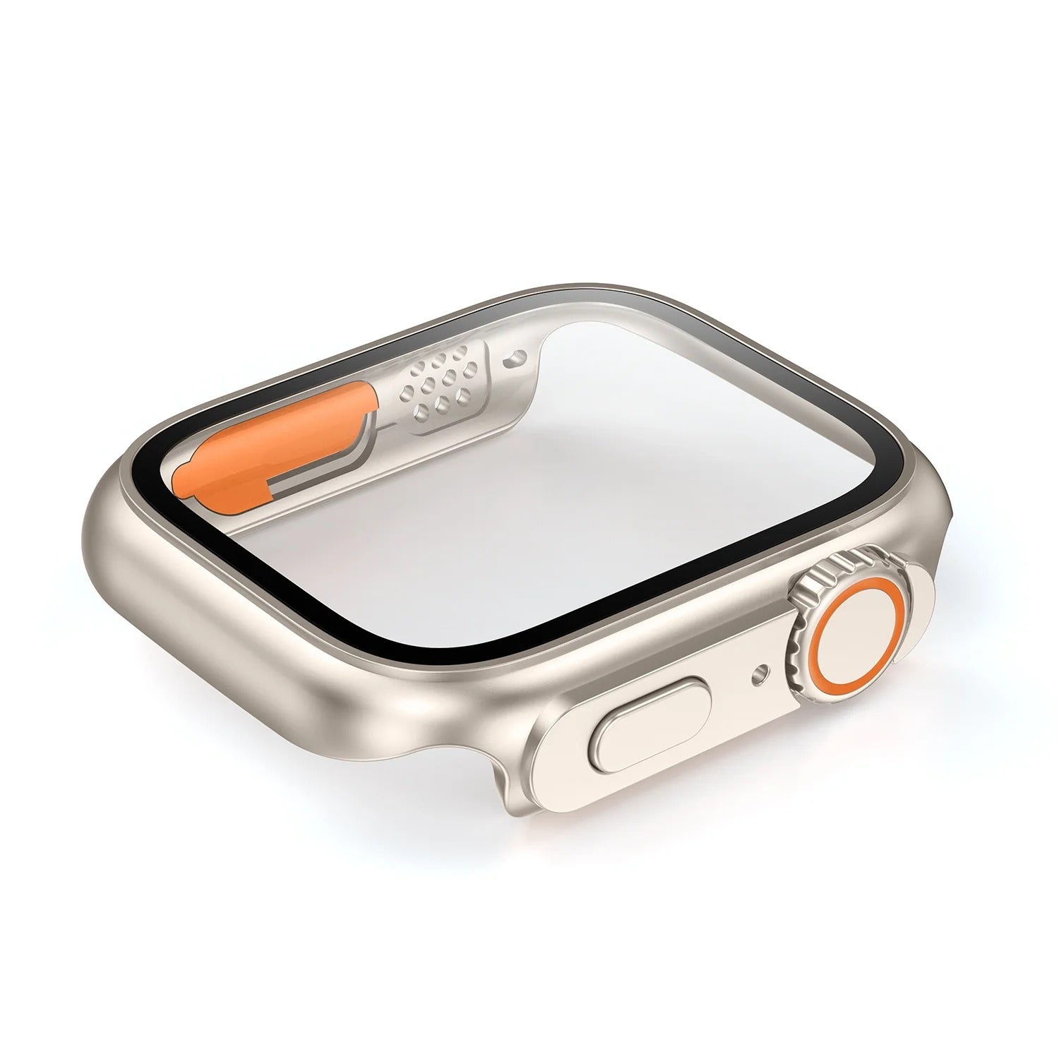 Premium Smartwatch Case with Tempered Glass – Full Cover Shockproof Screen Protector, Ultra-Thin Touch-Sensitive Bumper for 40mm 41mm 44mm 45mm