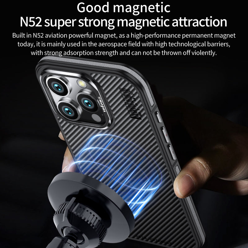 Premium 100% Aramid Fiber Kevlar iPhone Case – 600D Lightweight Compatible Ultra-Thin Protective Cover for iPhone Models