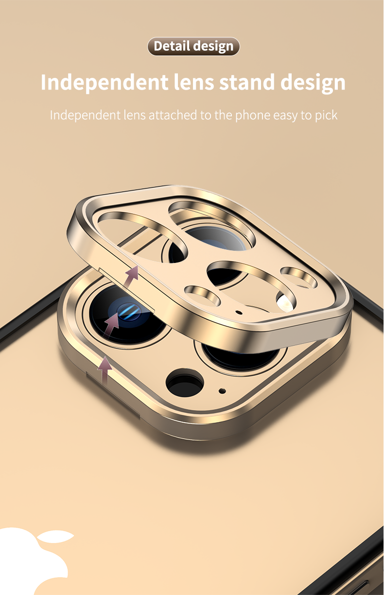 Luxury Hybrid Metal iPhone Case - Camera Protection, Silicone Frame, Aluminum Heat-Dissipating Bumper, | Case for iPhone