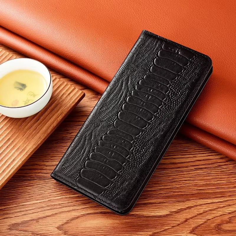 Luxury Genuine Leather iPhone Case – Flip Wallet Design, Stylish & Durable Full Protection Cover | Case for iPhone
