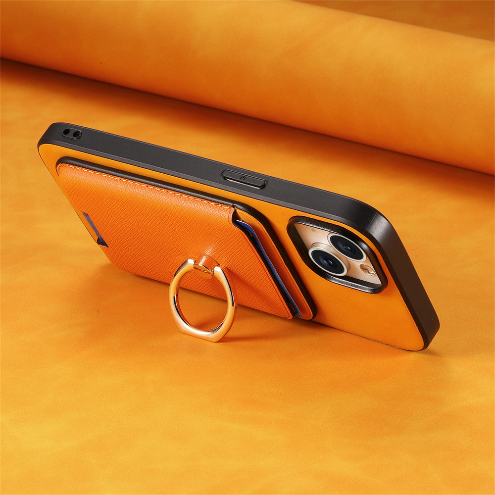 Luxury Detachable Magnetic Wallet iPhone Case – Card Holder, Ring Stand, Shockproof Protection for Secure and Convenient Use