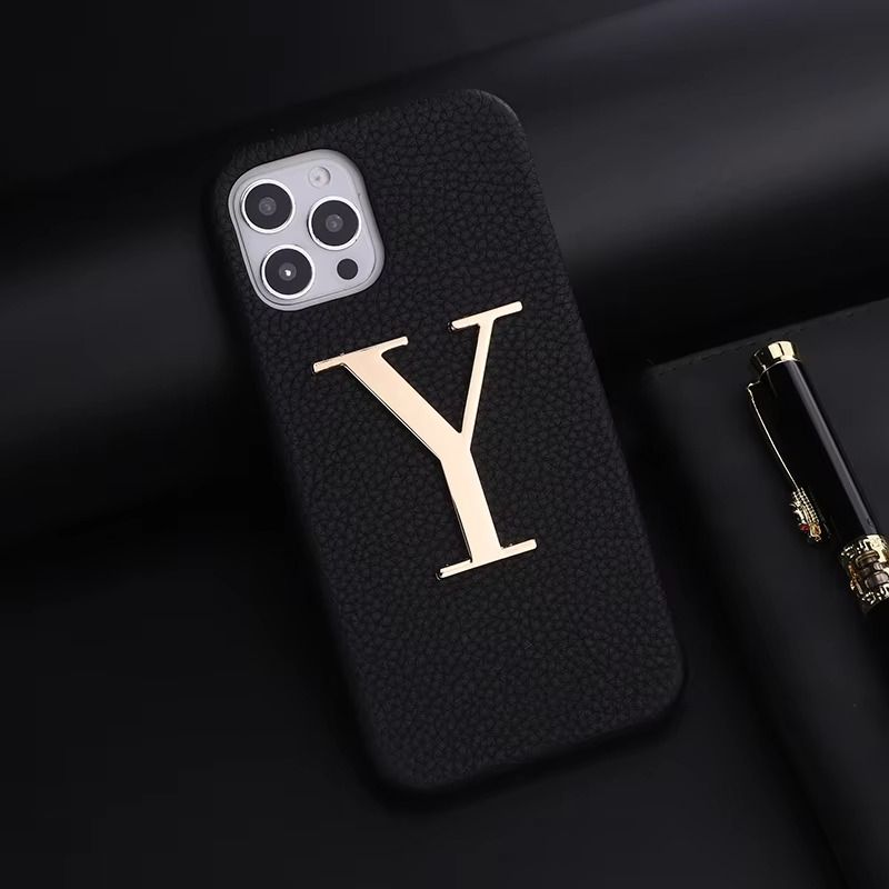 Premium Apple iPhone Case, MagSafe Compatible, Camera Lens and Screen Protection, Ultra Thin, Shockproof, Magnetic, Full All Around Protection, Genuine Leather Name Cover