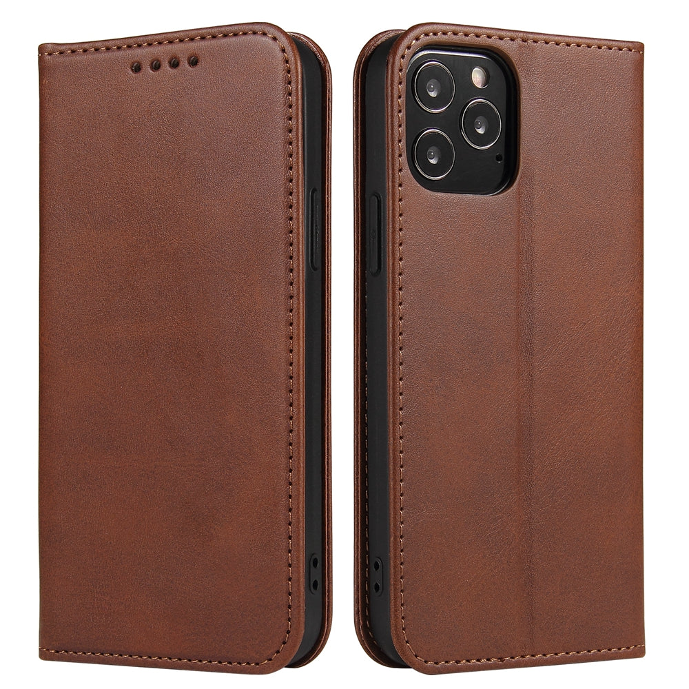 Luxury Magnetic Leather Flip iPhone Case – Premium Wallet Cover with Card Slots, and Magnetic Closure for iPhone Models