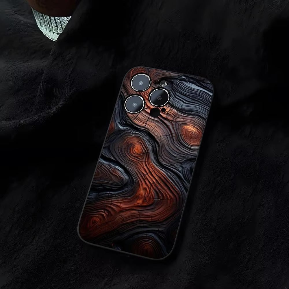 Luxury Apple iPhone Case, MagSafe Compatible, Natural Wood Finish, Ultra Thin, Shockproof, Camera Lens and Screen Protection, Magnetic Full Body Cover