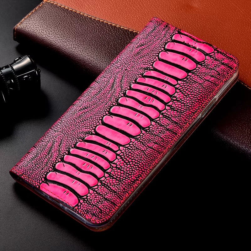 Luxury Genuine Leather iPhone Case – Flip Wallet Design, Stylish & Durable Full Protection Cover | Case for iPhone