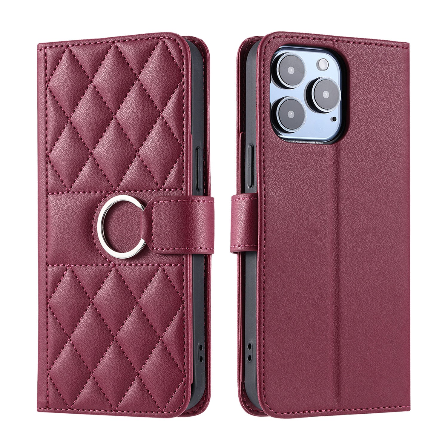 Luxury Leather Flip Phone Case – Premium Wallet, Bracket Protection, Elegant Cover with Card Slots, Durable & Functional
