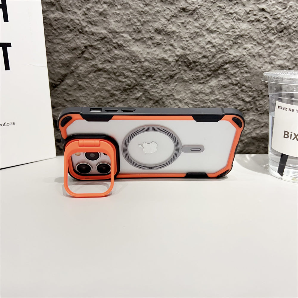 Luxury Armor iPhone Case- Transparent MagSafe Cover, Wireless Charging Compatible Durable & Protective Design Case for iPhone