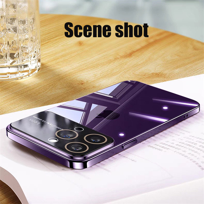 Luxury Ultra-Thin iPhone Case - Clear Transparent Hard PC Cover, MagSafe Compatible, Camera Protection,