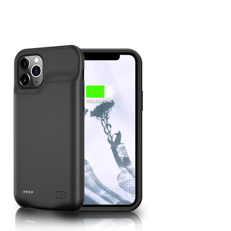 High Capacity Apple iPhone Case MagSafe Compatible, Camera Lens & Screen Protection, Ultra Thin Shockproof Magnetic Full All Around Protection Charging Cover with Built-In Battery