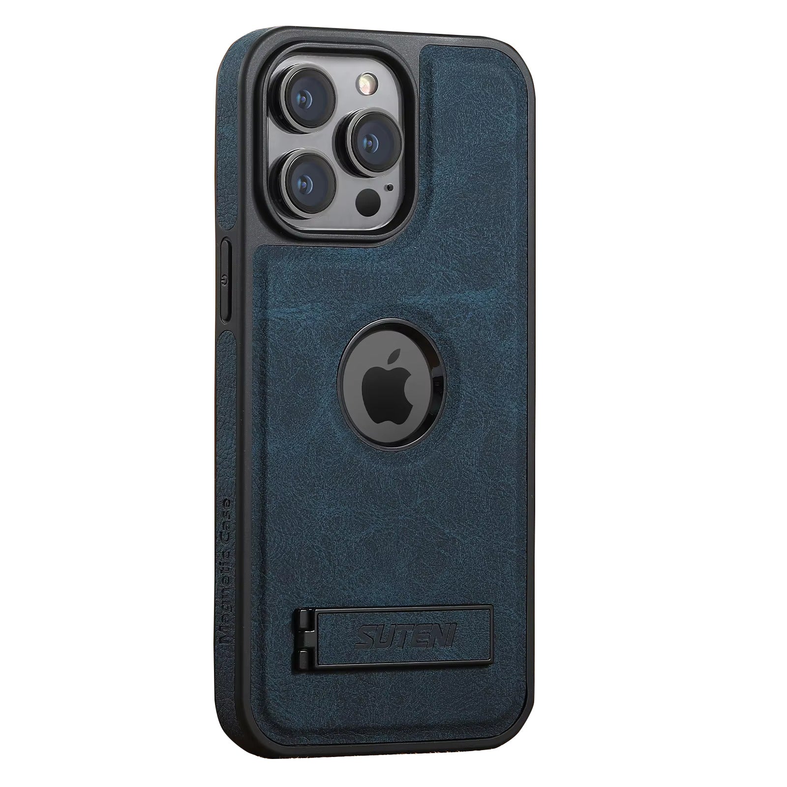 Luxury Apple iPhone Case MagSafe Compatible, Camera Lens Protection, Screen Protection Leather Design, Case for iPhone